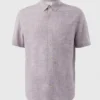 15551236-1905231054904996 Lilac Linen Yarn Shirt