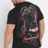 BadRhino Black Japanese Print T-Shirt